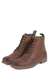Barbour Seaham Plain Toe Boot In Timber Tan