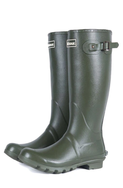 Barbour Bede Rain Boot In Olive