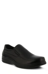 Spring Step Devon Leather Loafer In Black