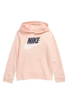 Nike Kids' Sportswear Club Fleece Hoodie In Pale Coral