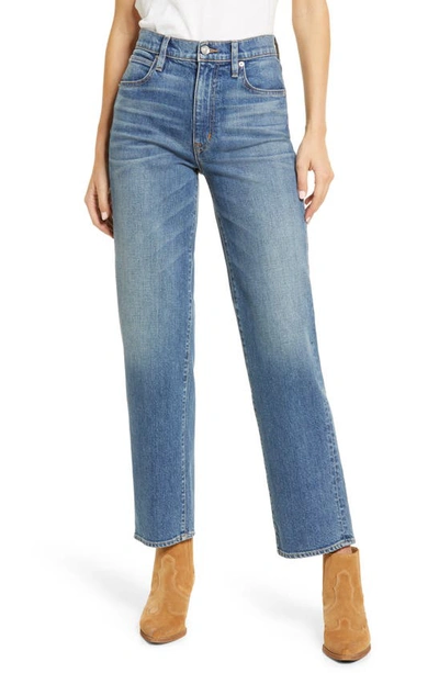 Slvrlake Mid-rise Straight-leg Jeans In Forget Me Not