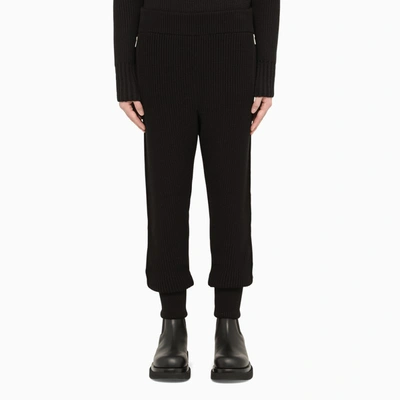 Moncler Genius Black Knit Sweatpants