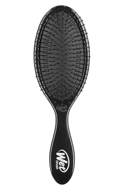 Wet Brush Detangler 2-piece Hair Brush Set In Black