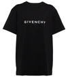Givenchy Logo-printed Cotton Jersey T-shirt In Black