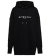 GIVENCHY LOGO COTTON OVERSIZED HOODIE,P00630520