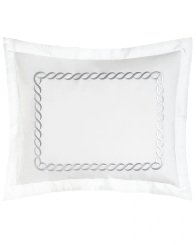 Kassatex Two Standard Catena Shams In White