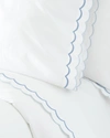 Matouk Pair Of India Standard Pillowcases In White/pink