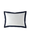 Polo Ralph Lauren Organic Sateen Border Standard Sham In Cream