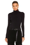 Perfect Moment Base Stretch-jersey Turtleneck Bodysuit In Black