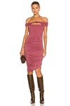 Jonathan Simkhai Standard Divya Slinky Dress In Plum