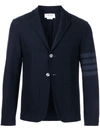 Thom Browne 4-bar Stripes Single-breasted Jacket In Blau