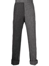 Thom Browne Tailored Two-tone Trousers In Grau