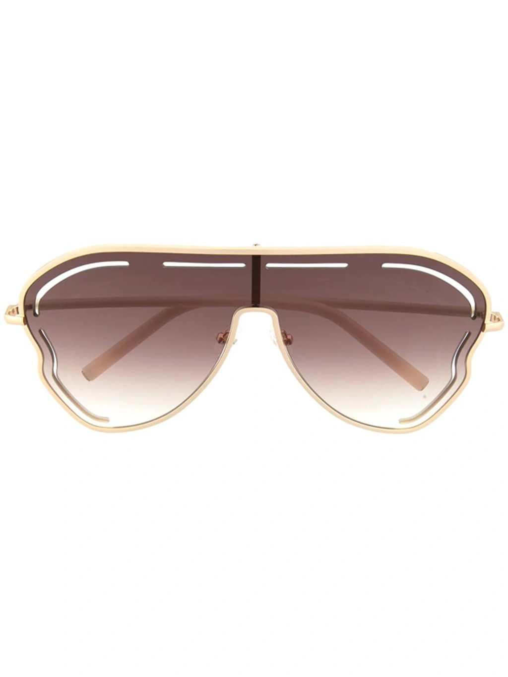 Linda Farrow X Matthew Williamson Gardenia Sunglasses In Light