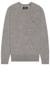Allsaints Mode Merino Sweater In Gray
