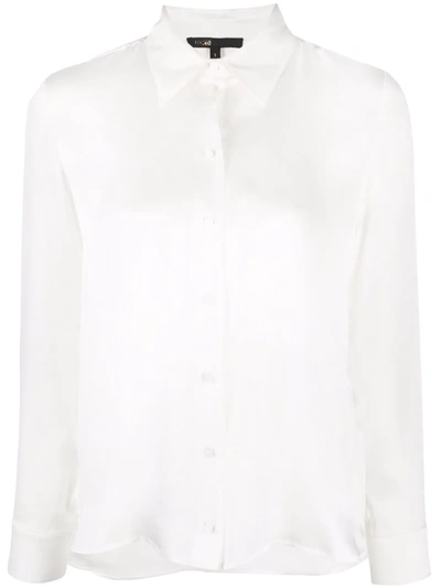 MAJE SILK BUTTON-UP SHIRT