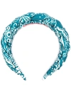 La Doublej Rapunzel Printed Headband In Ionic