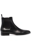 GIANVITO ROSSI ANKLE-LENGTH LEATHER CHELSEA BOOTS