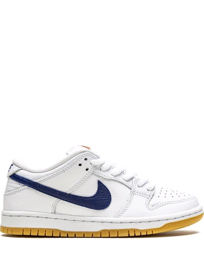 Nike Sb Dunk Low Pro Iso Sneakers In White