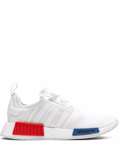 Adidas Originals Nmd_r1 "white/white/blue" Sneakers