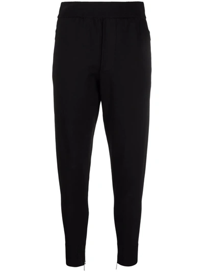Sapio High-waisted Cropped Trousers In Black