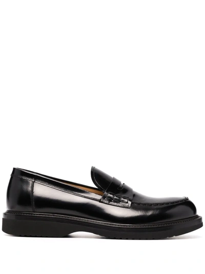 Scarosso Milo Loafers In Brown - Brushed Calf