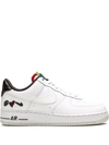 Nike Air Force 1 Low Lv8 "peace,love, Swoosh" Sneakers In White