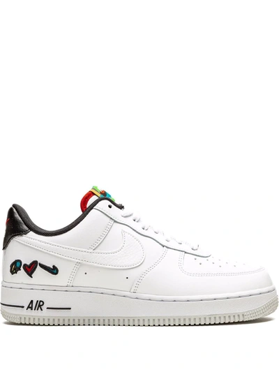 Nike Air Force 1 Low Lv8 "peace,love, Swoosh" Sneakers In White