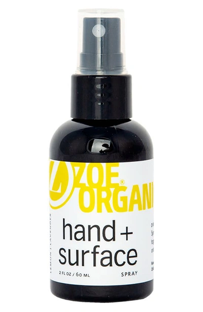 Zoe Organics Babies' Lemon & Lavender Hand + Surface Spray In Lemon Yellow