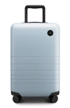 Monos 23-inch Carry-on Plus Spinner Luggage In Blue Haze