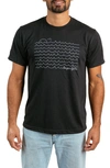 Imperfects Og Waves Organic Cotton Graphic Tee In Jet Black
