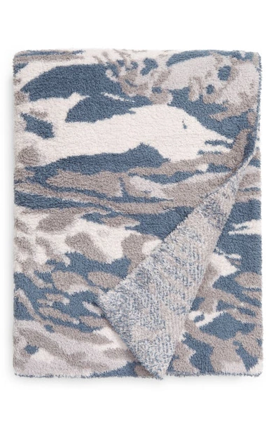 Barefoot Dreamsr Cozychic™ Abstract Camo Throw Blanket In Almond/dusk
