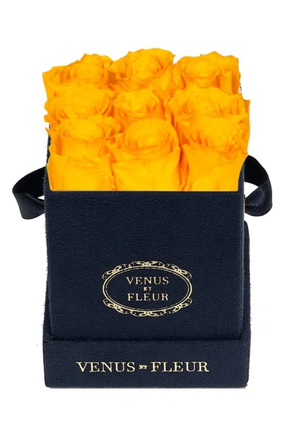 Venus Et Fleur Classic Le Mini™ Square Eternity Roses In Yellow