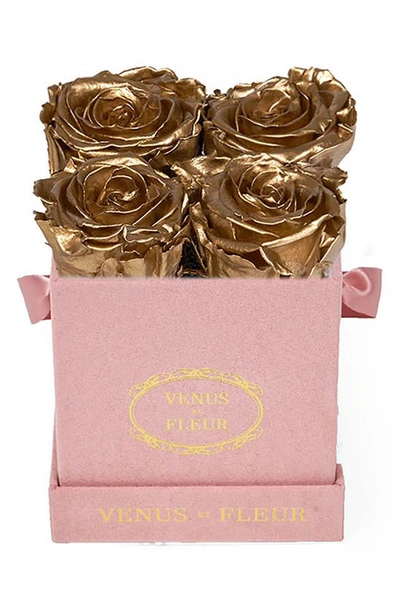 Venus Et Fleur Classic Le Petit Eternity Roses In Gold