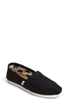 Toms Classic Canvas Slip-on In Black