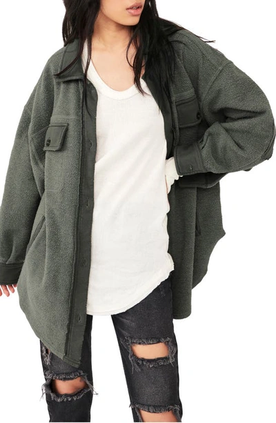 Free People Ruby Jacket In Eucalyptus Oak