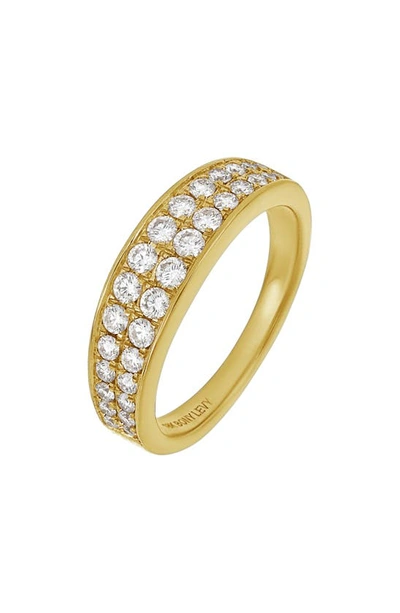 Bony Levy Varda Graduated Wide Diamond Band In 18k Yellow Gold