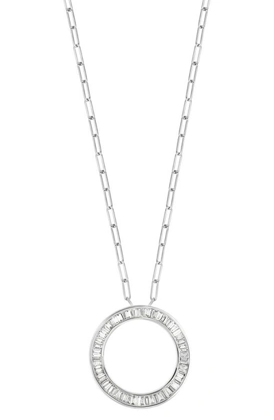 Bony Levy Ofira 18k Gold Diamond Large Circle Of Life Pendant Necklace In 18k White Gold