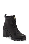 Sorel Brex Waterproof Bootie In Black Black