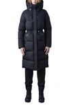 Mackage Ishani Down Quilted Puffer Coat In Black