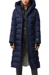 Soia & Kyo Talyse Water Repellent Down Puffer Coat With Bib In Lapis
