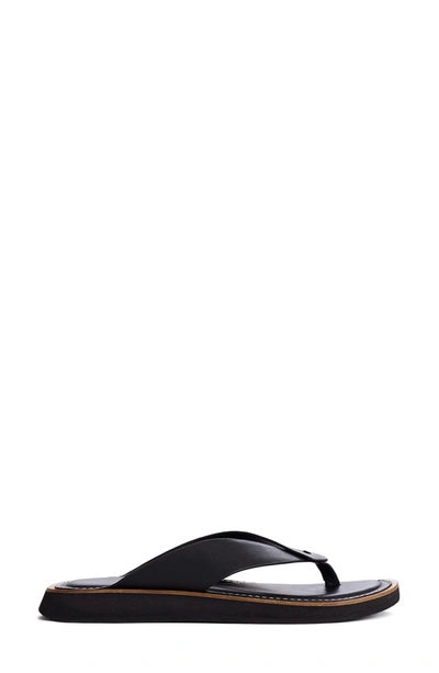 Rag & Bone Parker Flip Flop In Black