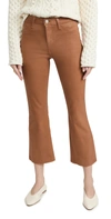 L'agence Kendra High Rise Crop Flare Jeans In Java Coated