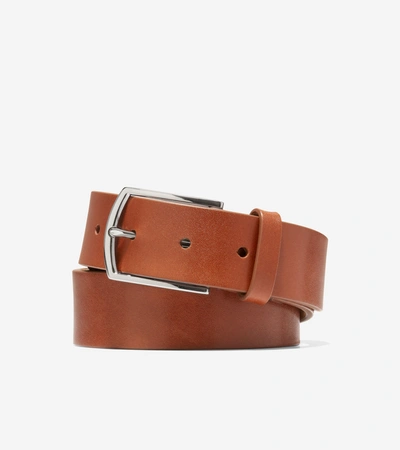 Cole Haan Washington Perforated 35mm Belt In British Tan