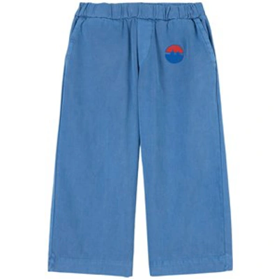 Bonmot Organic Trouser Elastic Waistband Sea Blue 3-4 Years
