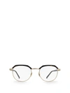 Saint Laurent Silver & Black Sl 124 Glasses In Gold &amp; Havana