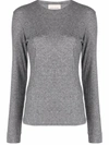 Loulou Studio Ortigia Round-neck Jumper In Grey