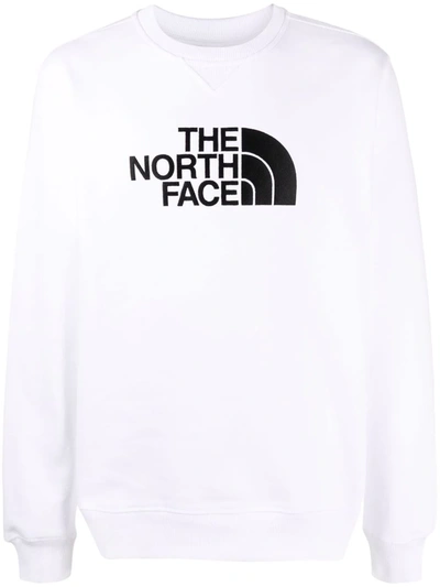 The North Face Logo-print Sweatshirt In White