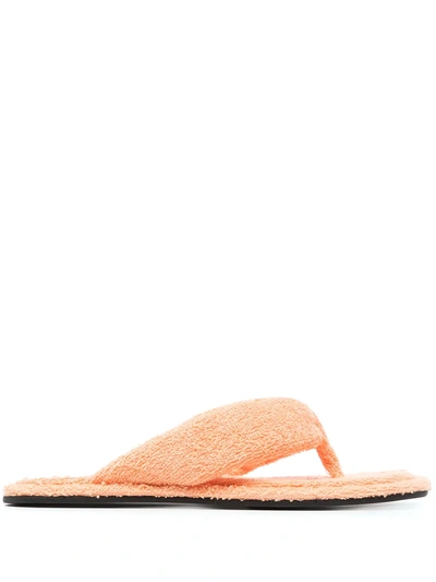 Senso Izzy Terrycloth Sandals In Orange