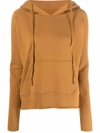 Nili Lotan Drawstring Pullover Hoodie In Brown