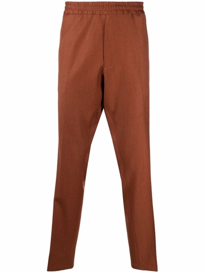 Paul Smith Drawstring Track Trousers In Orange